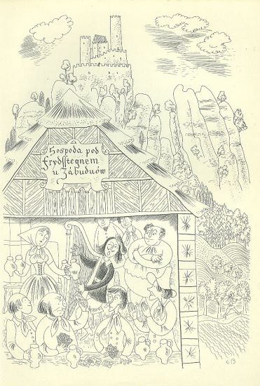 Hospoda - Bouda Cyril | antikvariat - detail grafiky