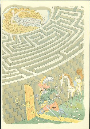 Bludiste - Bouda Cyril | antikvariat - detail grafiky