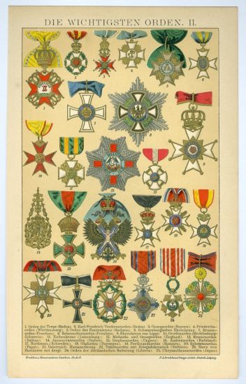 Rady a vyznamenani | antikvariat - detail grafiky