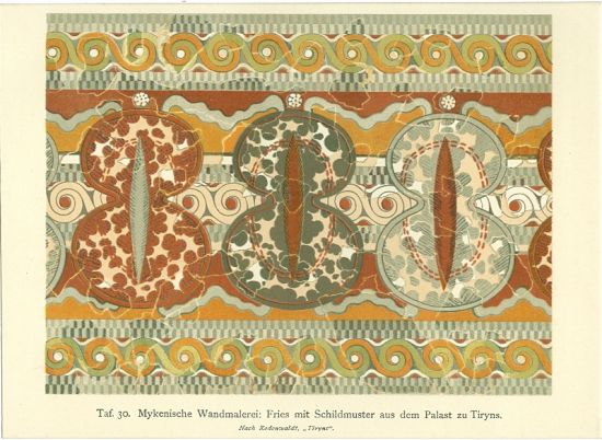 Malby v Mikenach | antikvariat - detail grafiky