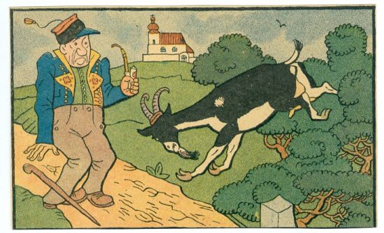 Dedek a kozel - Lada Josef | antikvariat - detail grafiky