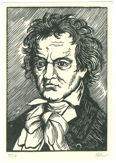 Beethoven - Lebr Vlastimil | antikvariat - detail grafiky