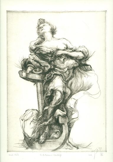 Nadeje  M B Braun - neurceno  autorsky tisk | antikvariat - detail grafiky