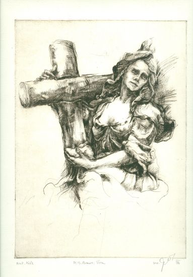 Vira  M B Braun - neurceno  autorsky tisk | antikvariat - detail grafiky