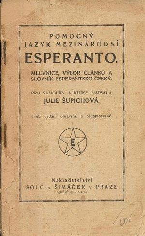 Pomocny jazyk mezinarodni esperanto - Supichova Julie | antikvariat - detail knihy