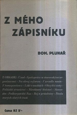Z meho zapisniku - Pluhar Boh | antikvariat - detail knihy
