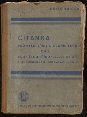 Citanka pro vyssi tridy strednich skol Idil - Prochazka Antonin | antikvariat - detail knihy