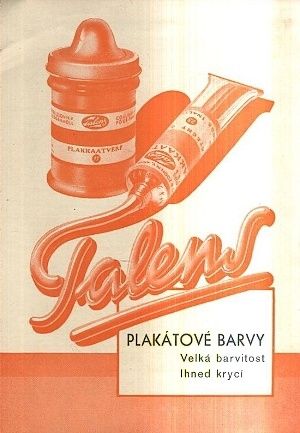 Plakatove barvy  reklamni prospekt | antikvariat - detail knihy