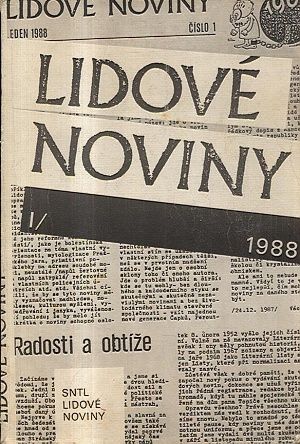 Lidove noviny I  1989 | antikvariat - detail knihy