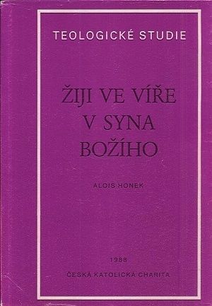 Ziji ve vire v Syna Boziho  Teologicke studie - Honek Alois | antikvariat - detail knihy