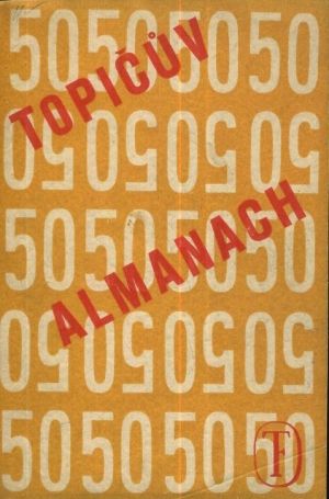 Topicuv almanach 1883  1933 | antikvariat - detail knihy