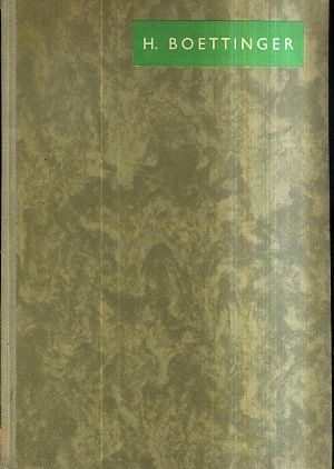 Hugo Boettinger | antikvariat - detail knihy