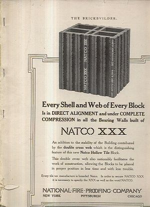 The brickbvilder  New York Architectural Terra Cotta Company | antikvariat - detail knihy