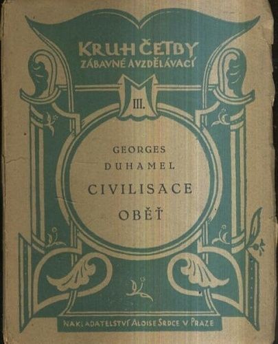 Civilisace obet - Duhamel Georges | antikvariat - detail knihy