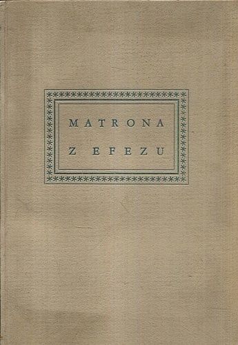 Matrona z Efezu  10 rytych listu Vaclava Hollara z roku 1665 | antikvariat - detail knihy