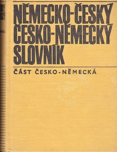 Nemeckocesky  ceskonemecky slovnik - Widimsky Frantisek | antikvariat - detail knihy