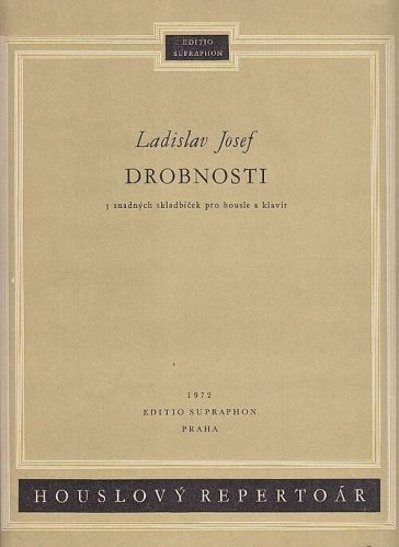 Drobnosti - Josef Ladislav PODPIS AUTORA | antikvariat - detail knihy