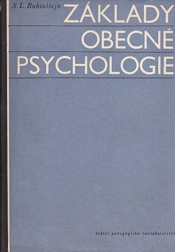 Zaklady obecne psychologie - Rubinstejn  Sergej Leonidovic | antikvariat - detail knihy