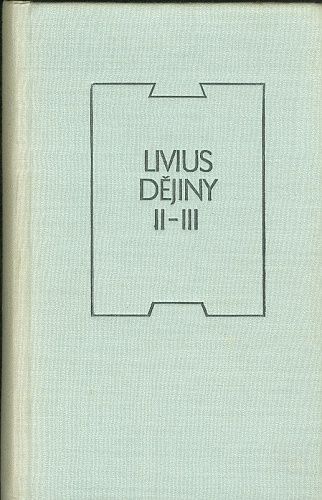 Dejiny II  III - Livius | antikvariat - detail knihy