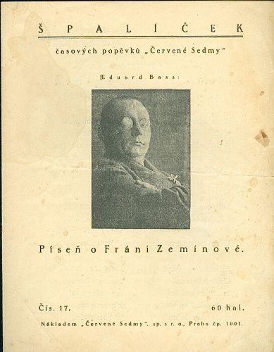 Pisen o Frani Zeminove - Bass E | antikvariat - detail knihy