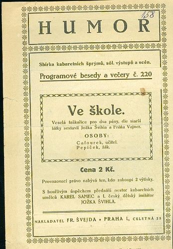 Humor  programove besedy a vecery c 220 | antikvariat - detail knihy