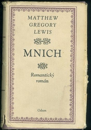 Mnich  romanticky roman - Lewis Matthew Gregory | antikvariat - detail knihy