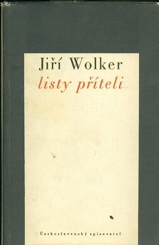 Listy priteli - Wolker Jiri | antikvariat - detail knihy