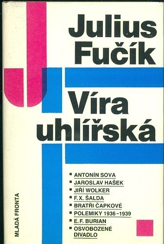 Vira uhlirska  Kritiky a studie k povaze ceske kultury - Fucik Julius | antikvariat - detail knihy