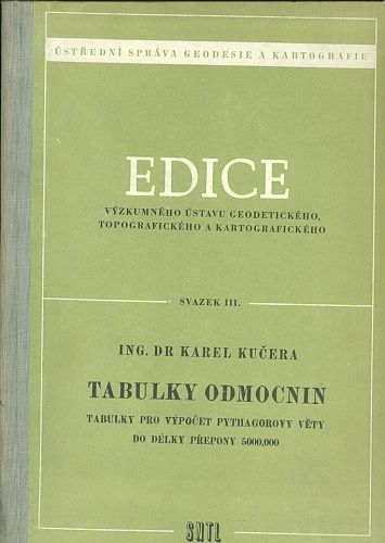 Tabulky odmocnin - Kucera Karel | antikvariat - detail knihy