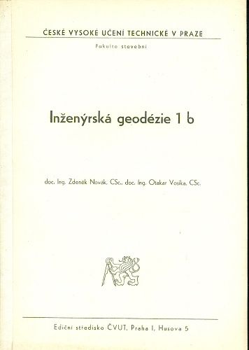 Inzenyrska geodezie Ib  Vytycovaci site a vytycovaci prace - Vosika  Novak | antikvariat - detail knihy