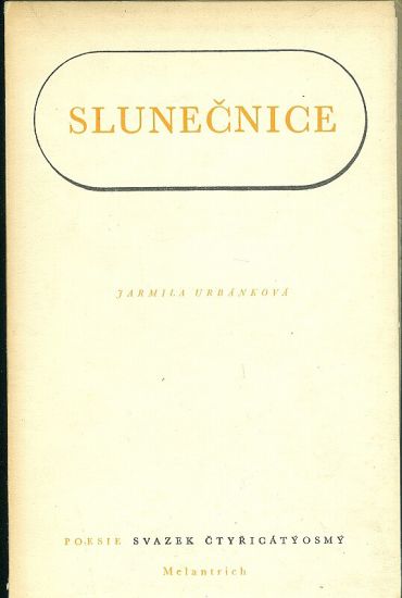 Slunecnice - Urbankova Jarmila | antikvariat - detail knihy