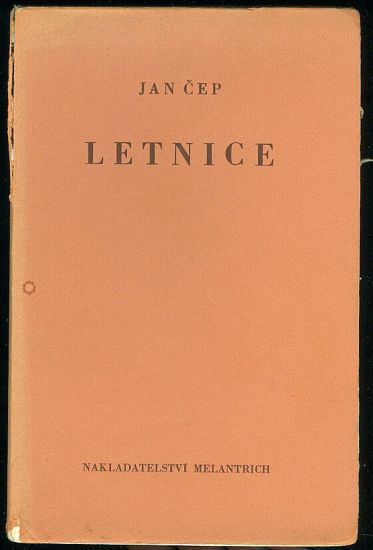 Letnice - Cep Jan PODPIS AUTORA | antikvariat - detail knihy
