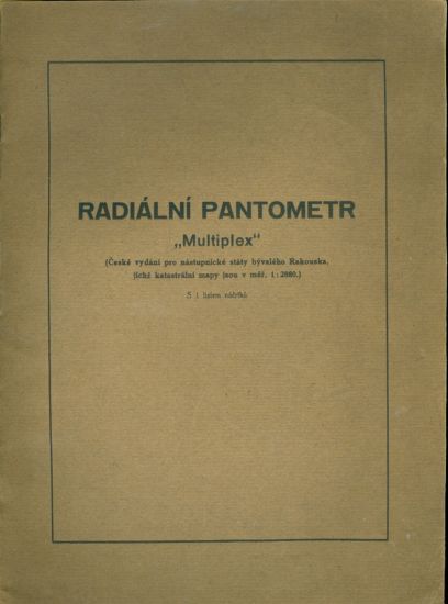 Radikalni pantometr  Multiplex | antikvariat - detail knihy