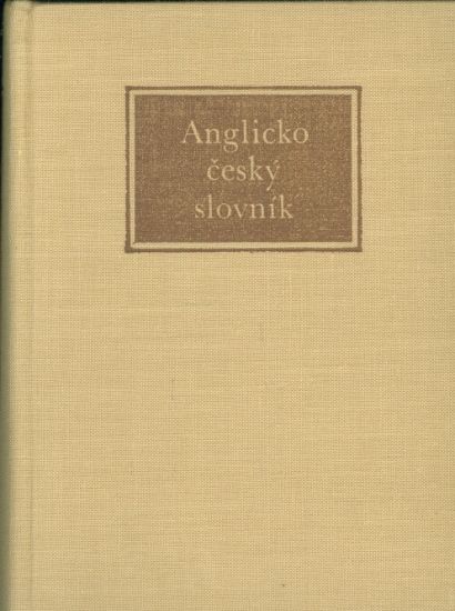 Anglicko cesky slovnik - Caha J Kramsky J | antikvariat - detail knihy