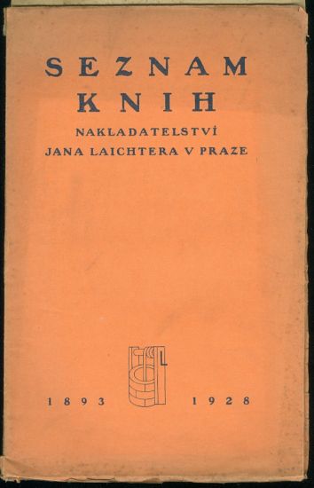 Seznam knih nakladatelstvi Jana Laichtera v Praze 1893  1928 | antikvariat - detail knihy
