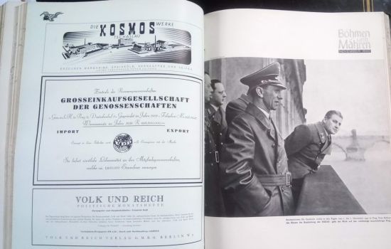 Bohmen und Mahren  Blatt des Reichsprotektors - Heiss Friedrich  redaktor | antikvariat - detail knihy