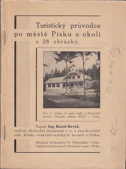 Turisticky pruvodce po meste Pisku - Kryzl Karel | antikvariat - detail knihy