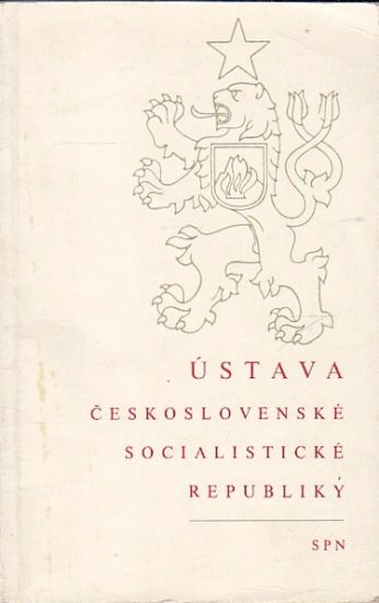 Ustava Ceskoslovenske socialisticke republiky | antikvariat - detail knihy