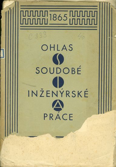 SIA 1865  1930 Ohlas soudobe inzenyrske prace  Sbornik vydany k X sjezdu ceskoslovenskych inzenyru v Praze 1930 - Stocky Josef Dr  usporadal | antikvariat - detail knihy