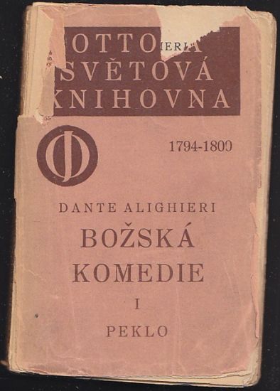 Bozska komedie  IPeklo - Alighieri Dante | antikvariat - detail knihy