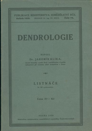 Dendrologie  listnace - Klika Jaromir Dr | antikvariat - detail knihy