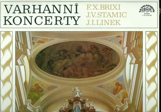 Varhanni koncerty - Brixi F X Stamic J V Linek J I | antikvariat - detail knihy