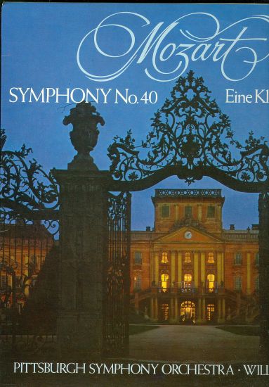 Symphony No 40 Eine Kleine Nachtmusik - Mozart W A | antikvariat - detail knihy