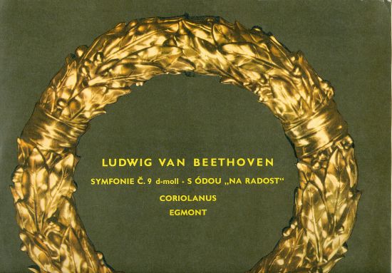 Symfonie c 9 d  moll s Odou Na radost Corilanus Egmont  2 LP - Beethoven Ludwig van | antikvariat - detail knihy