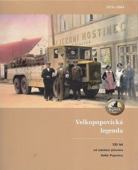 Velkopopovicka legenda  130 let od zalozeni pivovaru Velke Popovice - Cizmar Zeno | antikvariat - detail knihy