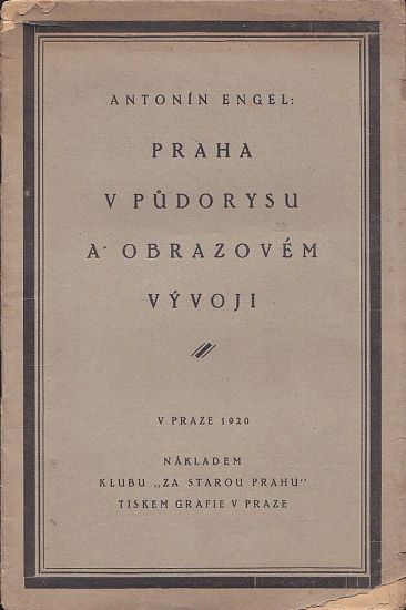 Praha v pudorysu - Engel Antonin | antikvariat - detail knihy