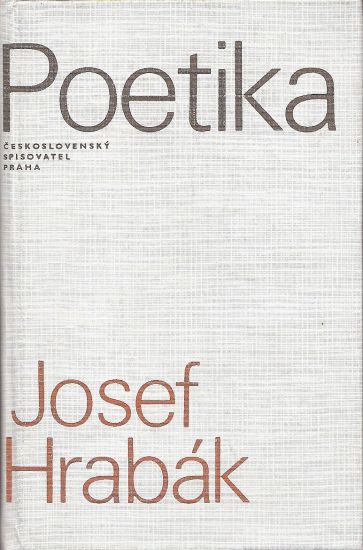 Poetika - Hrabak Josef | antikvariat - detail knihy