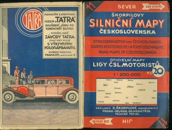Skorpilovy silnicni mapy Ceskoslovenska  11 | antikvariat - detail knihy