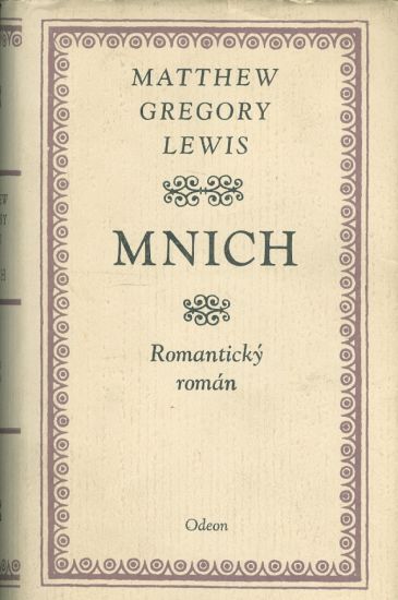 Mnich - Lewis Matthew Gregory | antikvariat - detail knihy