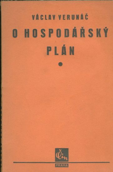 O hospodarsky plan - Verunac Vaclav | antikvariat - detail knihy